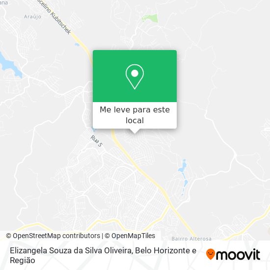 Elizangela Souza da Silva Oliveira mapa