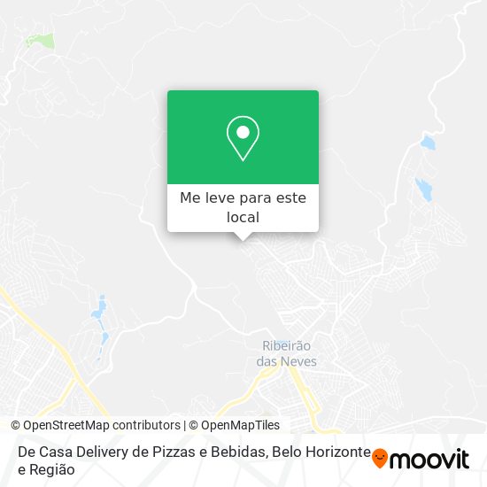 De Casa Delivery de Pizzas e Bebidas mapa