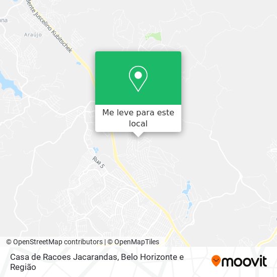 Casa de Racoes Jacarandas mapa
