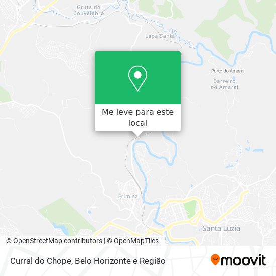 Curral do Chope mapa