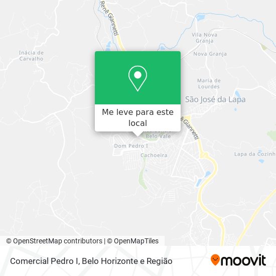 Comercial Pedro I mapa