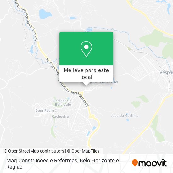 Mag Construcoes e Reformas mapa
