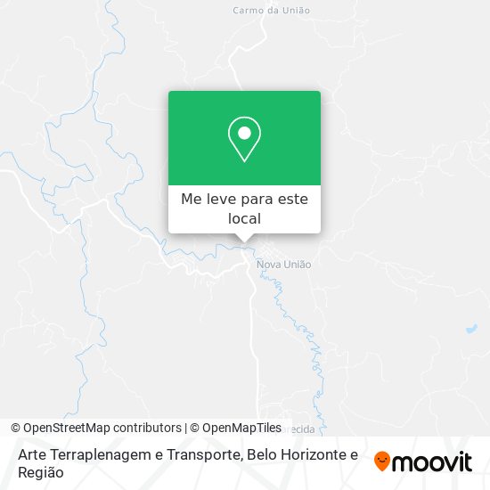 Arte Terraplenagem e Transporte mapa