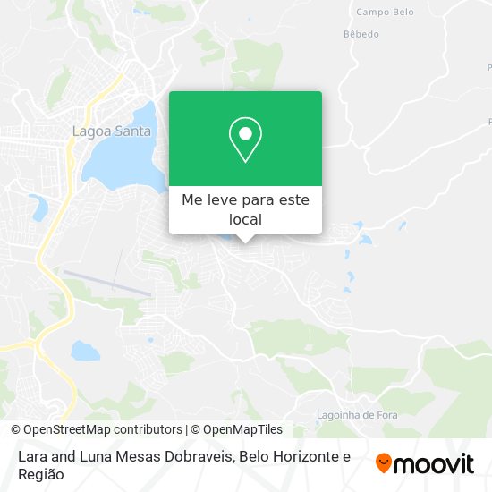 Lara and Luna Mesas Dobraveis mapa