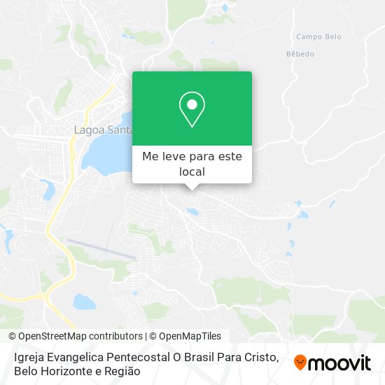 Igreja Evangelica Pentecostal O Brasil Para Cristo mapa