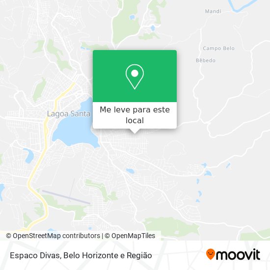 Espaco Divas mapa