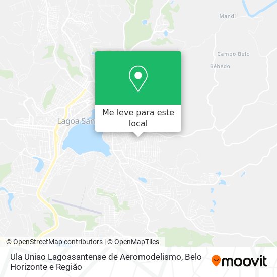 Ula Uniao Lagoasantense de Aeromodelismo mapa