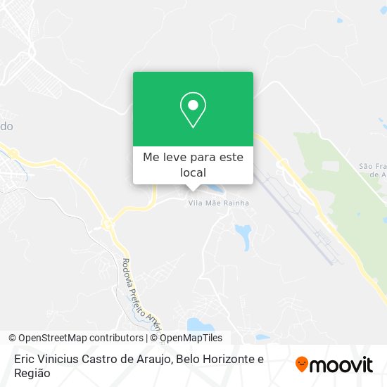 Eric Vinicius Castro de Araujo mapa