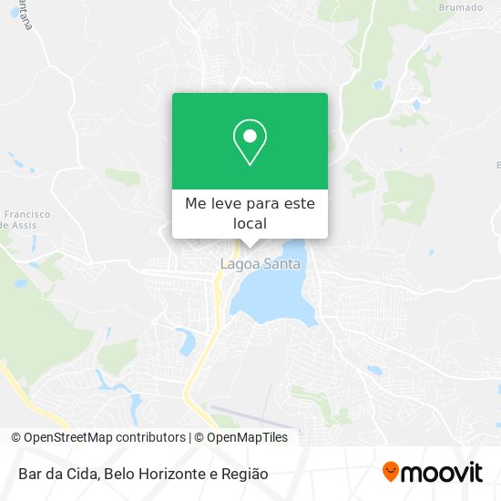 Bar da Cida mapa