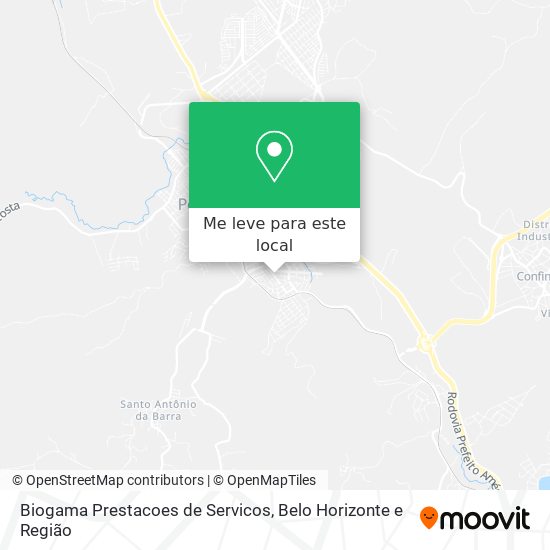Biogama Prestacoes de Servicos mapa