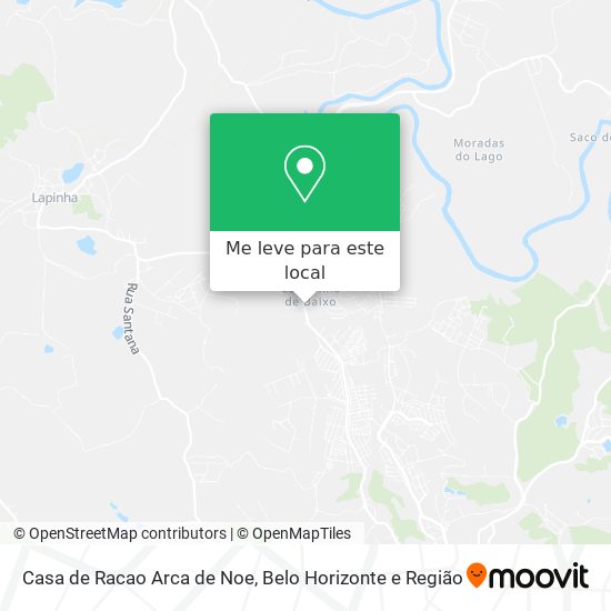 Casa de Racao Arca de Noe mapa