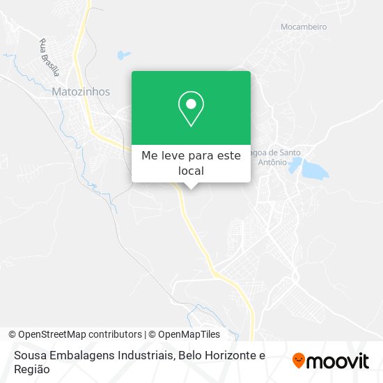 Sousa Embalagens Industriais mapa
