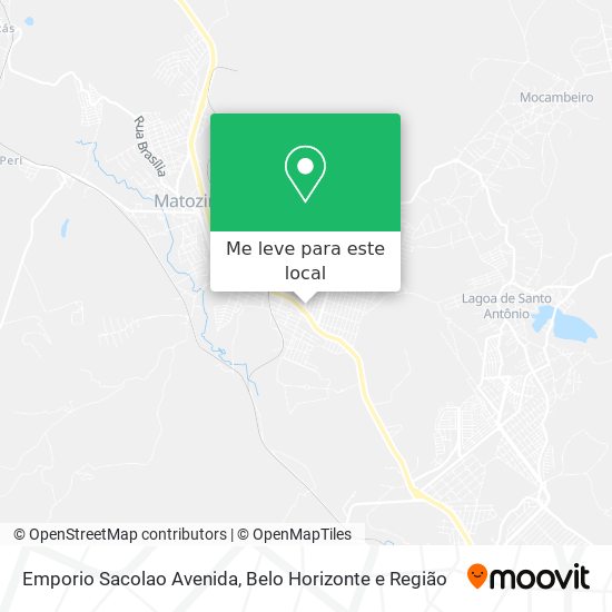 Emporio Sacolao Avenida mapa