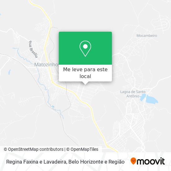Regina Faxina e Lavadeira mapa