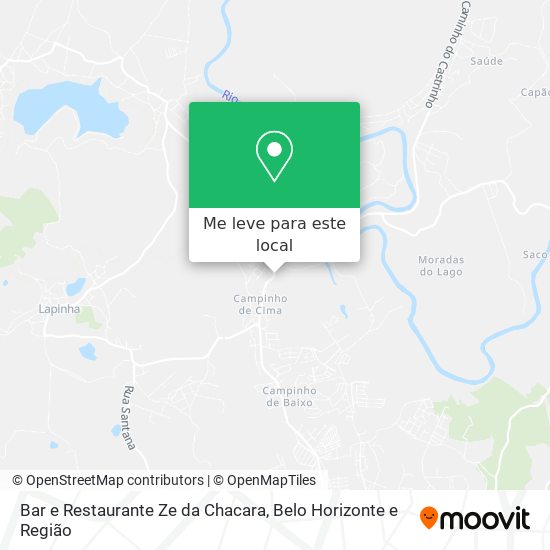 Bar e Restaurante Ze da Chacara mapa