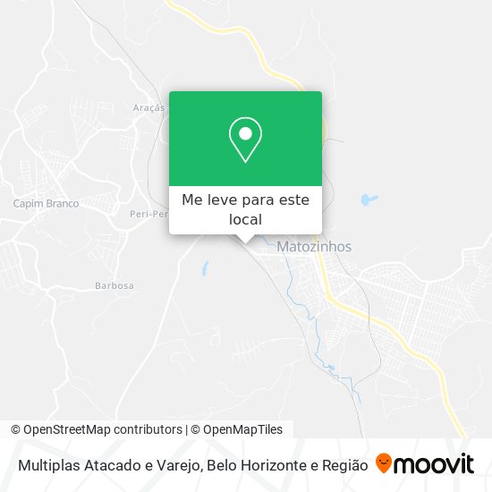 Multiplas Atacado e Varejo mapa