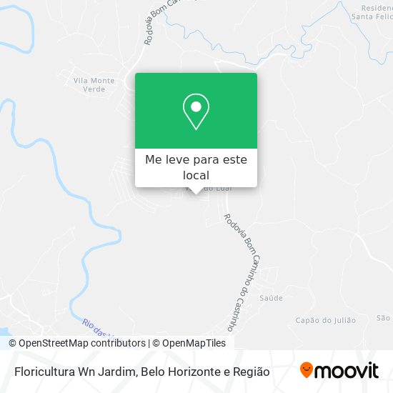 Floricultura Wn Jardim mapa