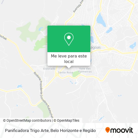 Panificadora Trigo Arte mapa