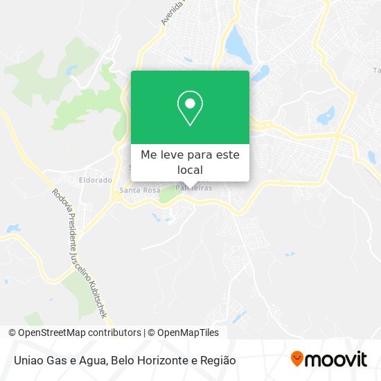 Uniao Gas e Agua mapa