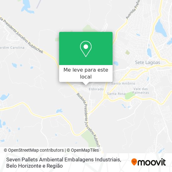 Seven Pallets Ambiental Embalagens Industriais mapa