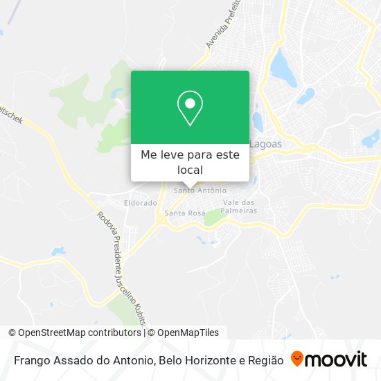 Frango Assado do Antonio mapa