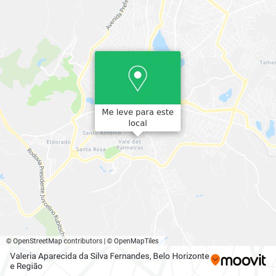 Valeria Aparecida da Silva Fernandes mapa