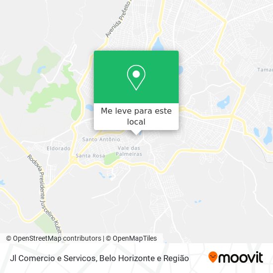 Jl Comercio e Servicos mapa