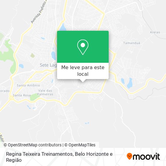 Regina Teixeira Treinamentos mapa