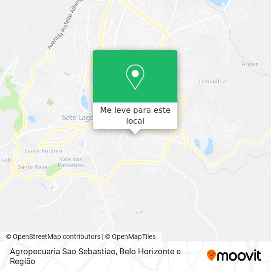 Agropecuaria Sao Sebastiao mapa