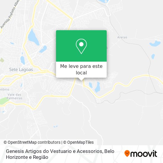Genesis Artigos do Vestuario e Acessorios mapa