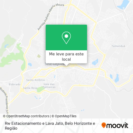 Rw Estacionamento e Lava Jato mapa
