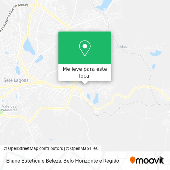 Eliane Estetica e Beleza mapa