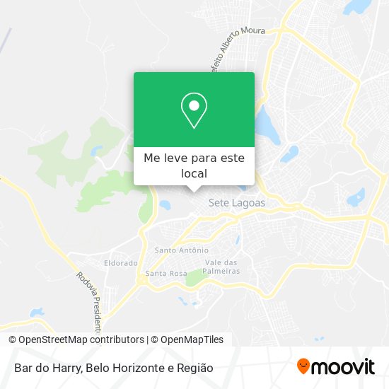 Bar do Harry mapa