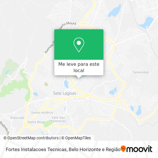 Fortes Instalacoes Tecnicas mapa