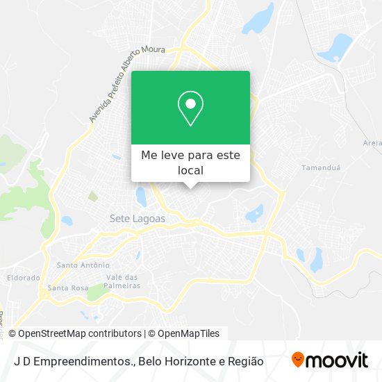 J D Empreendimentos. mapa