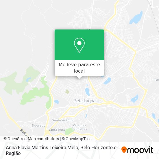 Anna Flavia Martins Teixeira Melo mapa