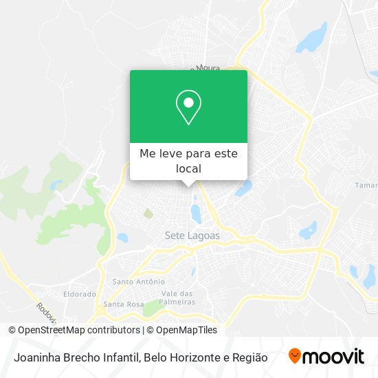 Joaninha Brecho Infantil mapa