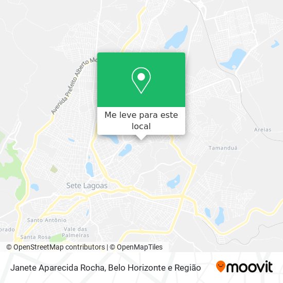 Janete Aparecida Rocha mapa