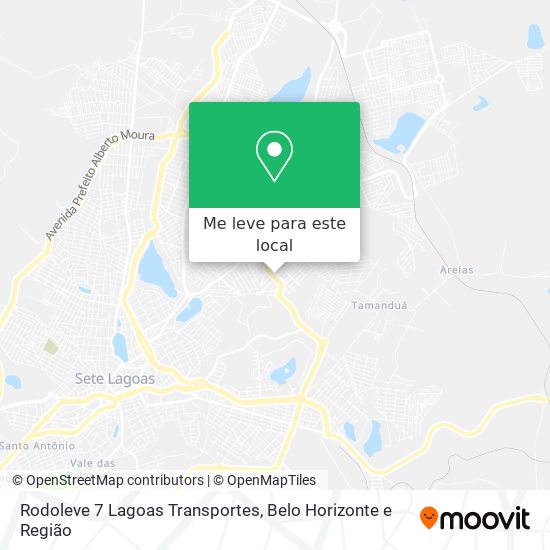 Rodoleve 7 Lagoas Transportes mapa