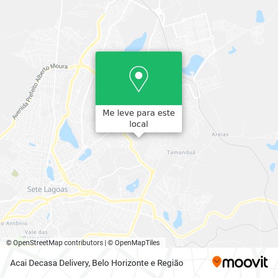 Acai Decasa Delivery mapa