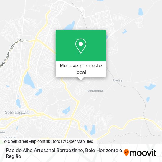Pao de Alho Artesanal Barraozinho mapa
