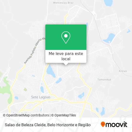 Salao de Beleza Cleide mapa