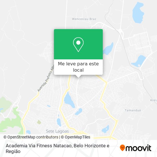 Academia Via Fitness Natacao mapa