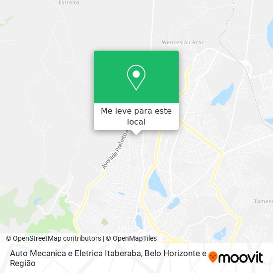 Auto Mecanica e Eletrica Itaberaba mapa