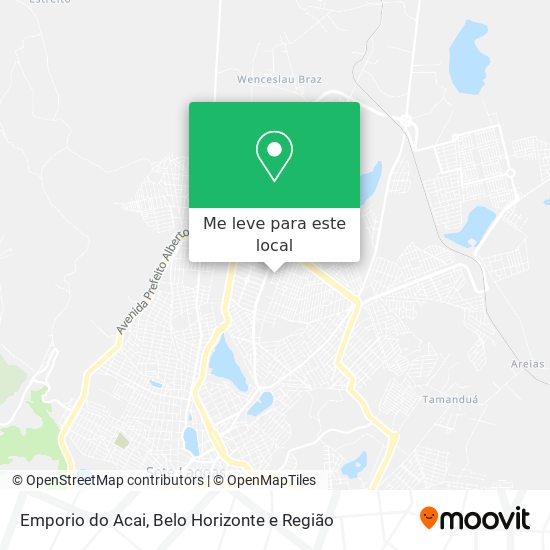 Emporio do Acai mapa