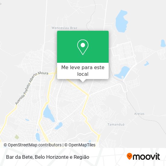 Bar da Bete mapa