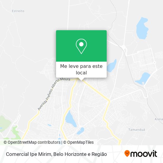 Comercial Ipe Mirim mapa