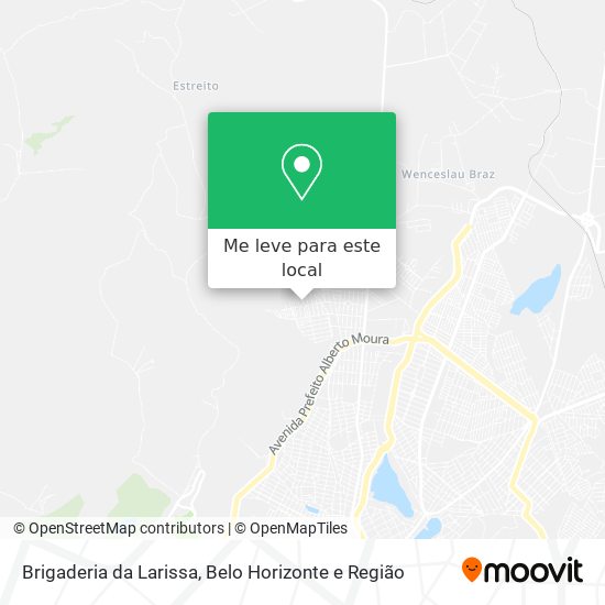 Brigaderia da Larissa mapa