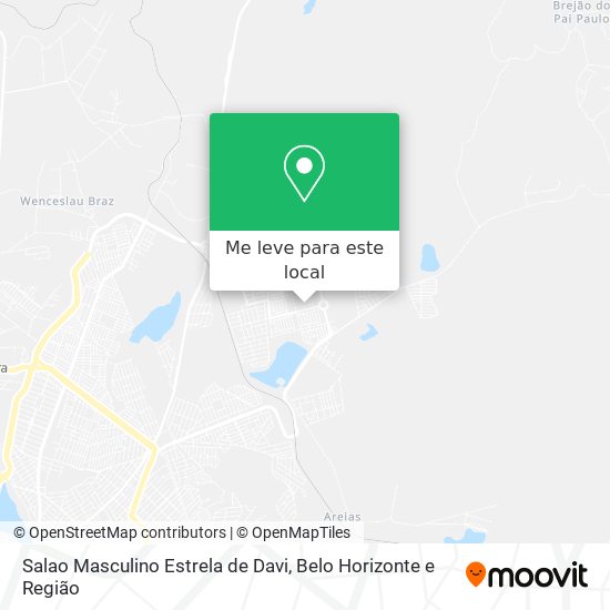Salao Masculino Estrela de Davi mapa