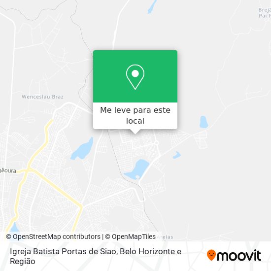 Igreja Batista Portas de Siao mapa